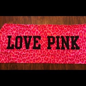 VS PINK pink leopard pillowcases
